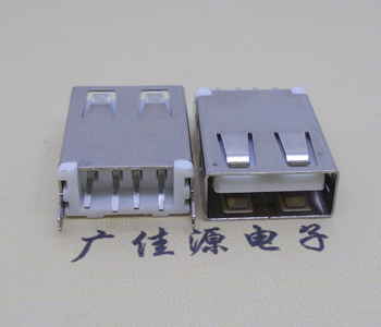 东升镇USB AF立式 直插 加长款17.5MM 大电流3A插座