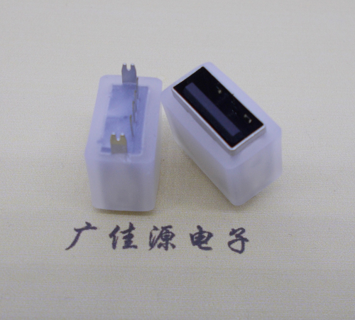 东升镇USB连接器接口 10.5MM防水立插母座 鱼叉脚
