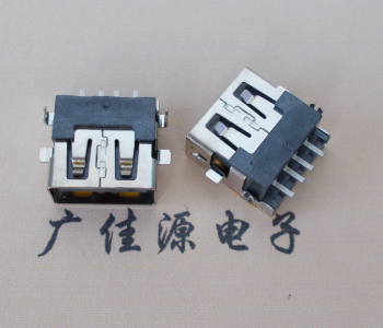 东升镇 USB母座 贴片沉板3.5/4.9 直口/卷口铜壳/铁壳