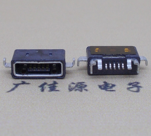 东升镇MICRO USB防水AB型口母头3D图纸封装
