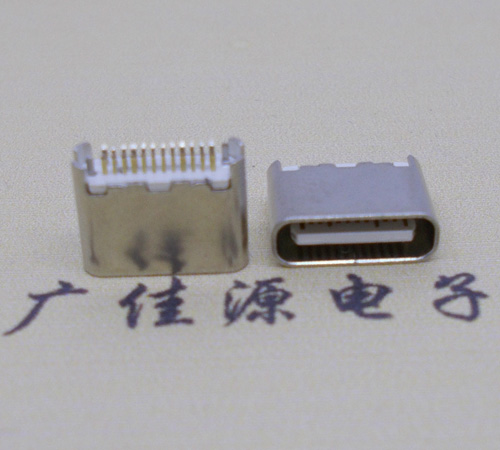 东升镇type-c24p母座短体6.5mm夹板连接器