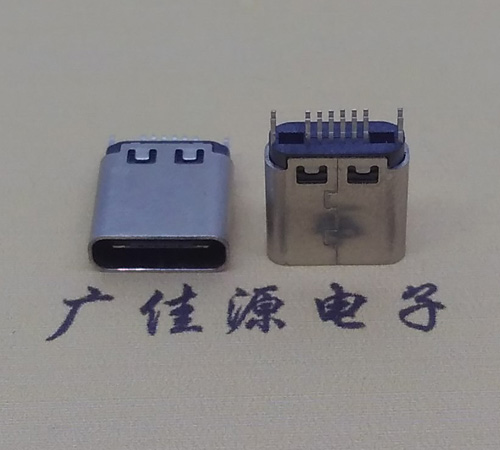 东升镇type-c16p母座,夹板式type-c16p接口连接器