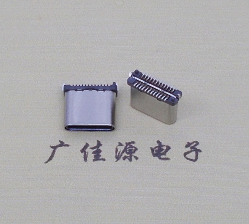 东升镇USB TYPE-C接口短体24P公头立式贴板高度H=8.0mm 高速数据传输快充电款